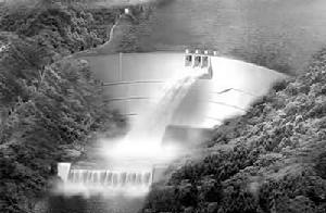 周公宅水庫鳥瞰圖