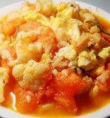 菜花炒西紅柿 菜花炒西紅柿