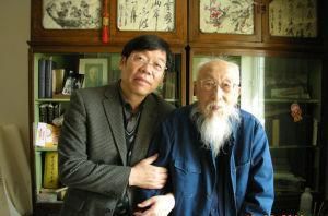 王普選與孫菊生合影