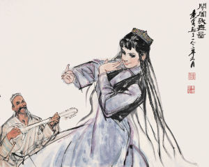 于闐歌舞圖 于闐歌舞圖