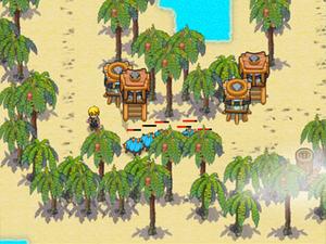 炮塔防禦被棄的島