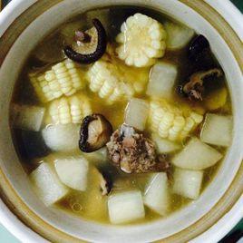 香菇玉米排骨煲 香菇玉米排骨煲