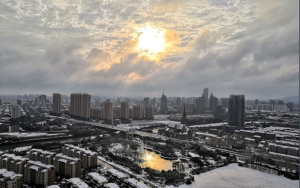 江陰雪景