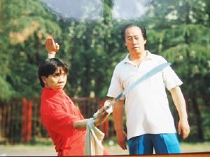 李德成教練指導學生劉海波