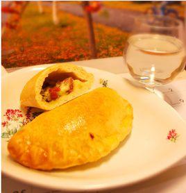 熏羊肉烤小麵包 熏羊肉烤小麵包