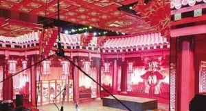 央視蛇年春晚舞台搭建場景 