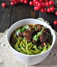 麻辣牛肉翡翠面 麻辣牛肉翡翠面