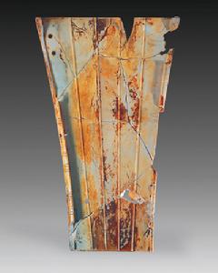 玉梯形刻槽形器 玉梯形刻槽形器