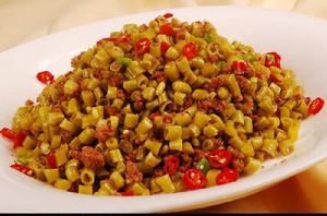 豇豆炒肉末 豇豆炒肉末