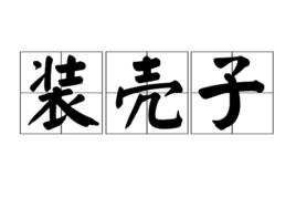 裝殼子 裝殼子