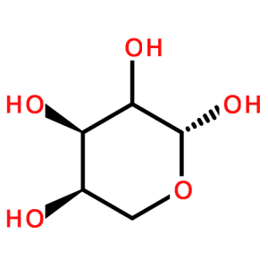 木糖彩色分子結構圖