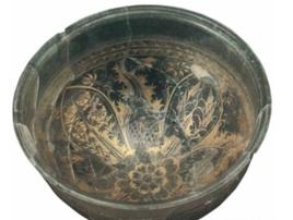 金箔玻璃碗 金箔玻璃碗