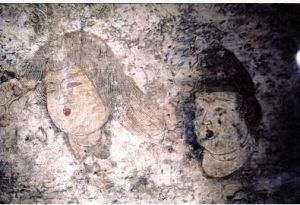 武惠妃石槨內壁精美石刻