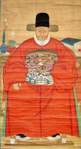 明代一品官員與誥命夫人夫婦圖像 明代一品官員與誥命夫人夫婦圖像