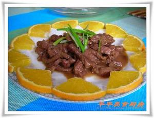 橙汁牛柳 橙汁牛柳