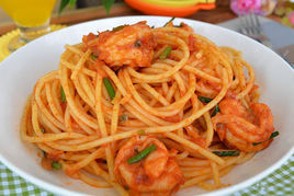 蝦仁意面 蝦仁意面