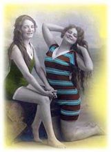 20世紀的女性海邊穿著