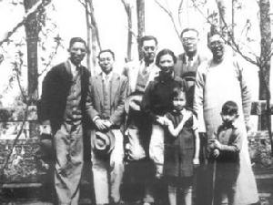 梁思成與家人及好友