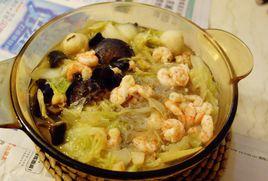 蝦乾白菜冬粉煲 蝦乾白菜冬粉煲