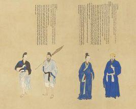 清皇清職貢圖·琉球人像卷 清皇清職貢圖·琉球人像卷