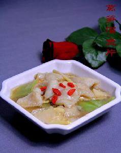 萵筍溜魚片