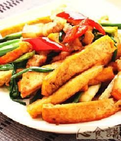 五花肉炒豆乾 五花肉炒豆乾