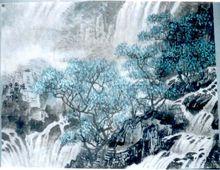 王克文國畫作品,《奔》