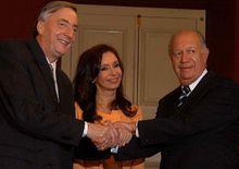 拉戈斯總統和阿根廷總統基什內爾及其夫人