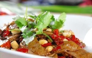 爆炒肝片 爆炒肝片