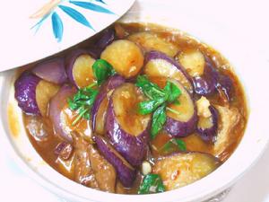 肥腸茄子煲菜品圖集