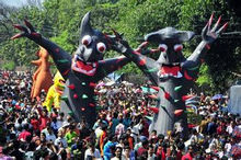 2012年4月4日，孟加拉國新年遊行