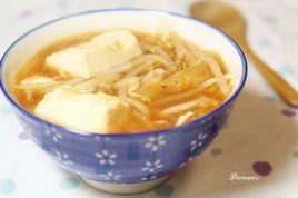 豆芽豆腐湯 豆芽豆腐湯