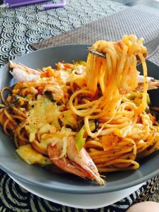 芝士海鮮焗意面 芝士海鮮焗意面