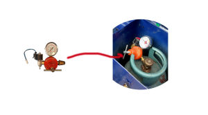 三輪機車油氣兩用減壓表