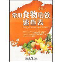 常用食物功效速查表 常用食物功效速查表