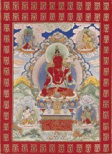 繡像觀世音菩薩唐卡 繡像觀世音菩薩唐卡