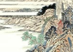 蝶戀花·河中作  意境圖