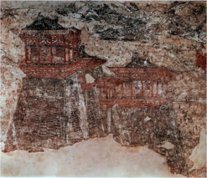 唐懿德太子李重潤墓壁畫 唐懿德太子李重潤墓壁畫