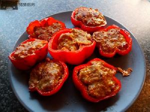 成品紅椒釀肉