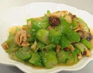 蝦乾大蒜炒雙瓜 蝦乾大蒜炒雙瓜