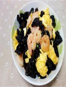 木耳鮮蝦滑蛋 木耳鮮蝦滑蛋