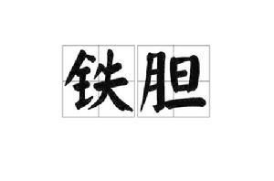 鐵膽[漢語詞語]