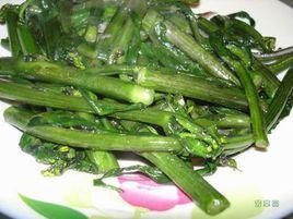 清炒紅菜苔 清炒紅菜苔