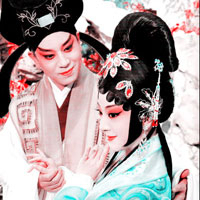 魏春榮飾崔鶯鶯王振義飾張生