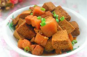 凍豆腐燒肉