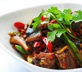 紅辣椒爆炒鱔片