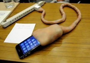 臍帶造型iPhone充電器