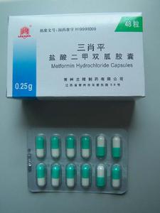 鹽酸二甲雙胍膠囊 鹽酸二甲雙胍膠囊