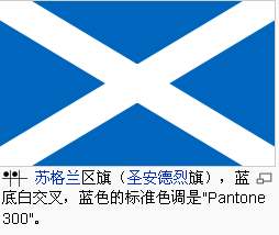 蘇格蘭國旗 蘇格蘭國旗
