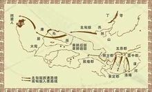 東漢滅北匈奴之戰與北匈奴西遷圖